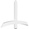 Ekena Millwork Bellingham Architectural Grade PVC Gable Bracket, 48"W x 32"H x 2"D x 4"F, 16/12 Pitch GBP048X32X0204BEL00 - alternate 1